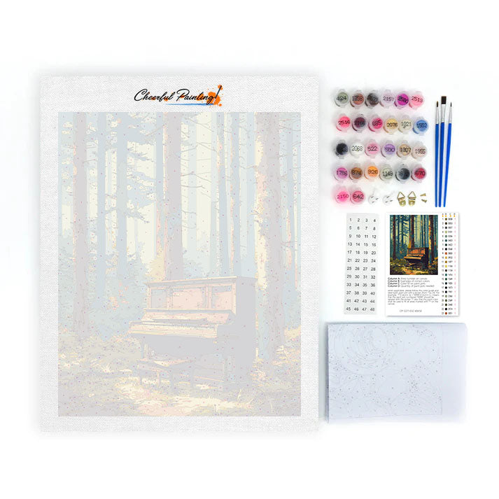Pianoforte della foresta - Dipingere con i Numeri