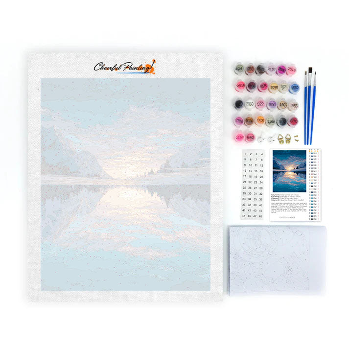 Riflesso congelato - Dipingere con i Numeri