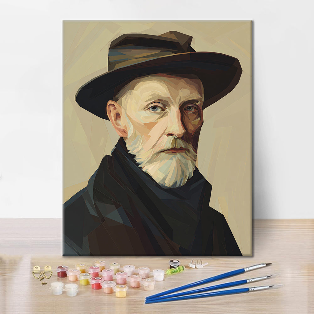 Ritratto di cappello - Dipingere con i Numeri