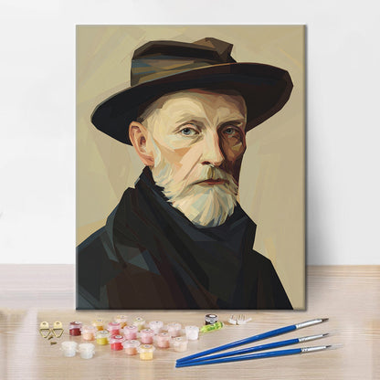 Ritratto di cappello - Dipingere con i Numeri