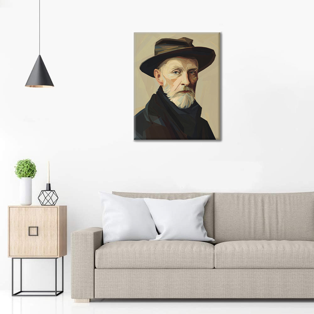 Ritratto di cappello - Dipingere con i Numeri
