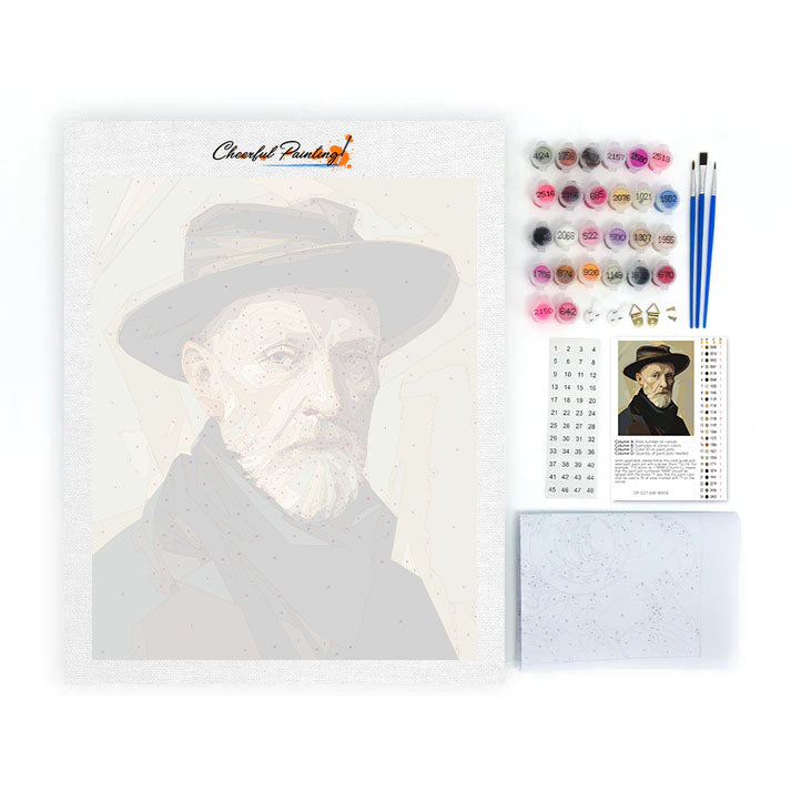 Ritratto di cappello - Dipingere con i Numeri