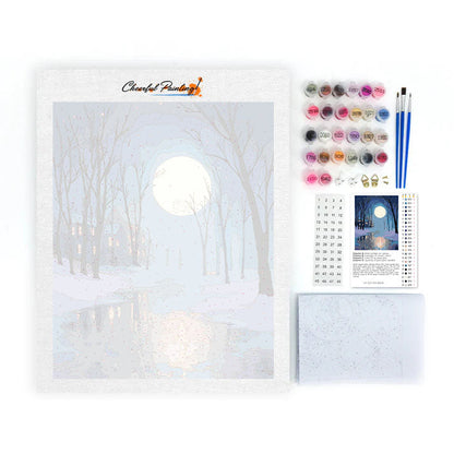 Neve al chiaro di luna - Dipingere con i Numeri