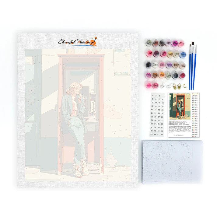 Cabina telefonica - Dipingere con i Numeri