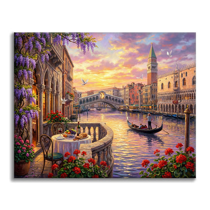 Venezia romantica - Dipingere con i Numeri