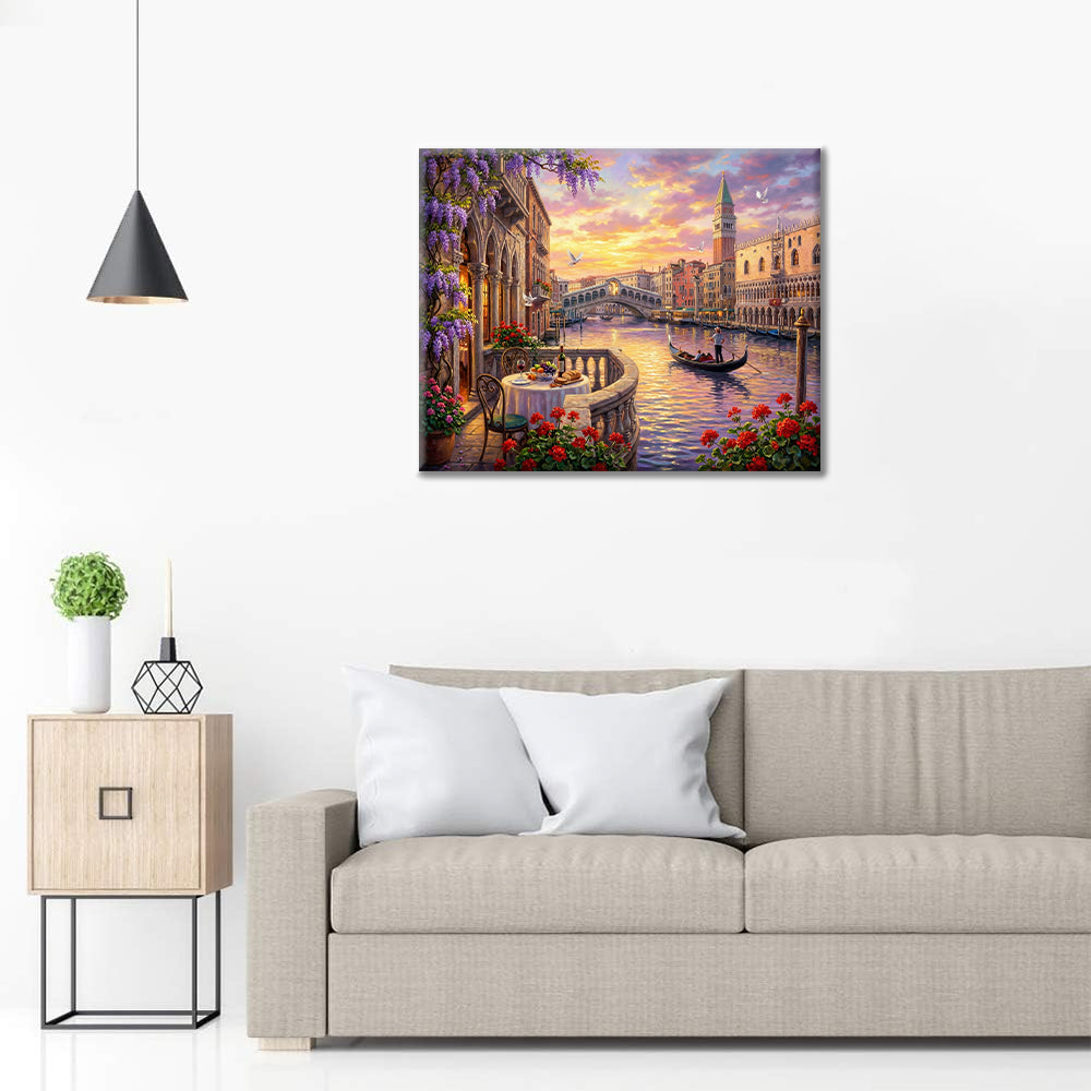Venezia romantica - Dipingere con i Numeri
