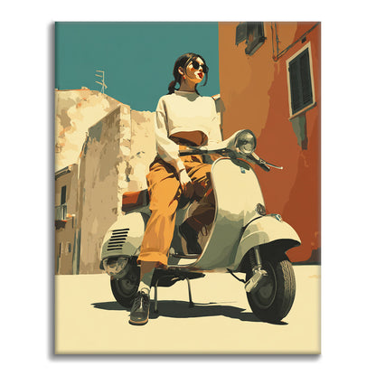 Scooter Girl - Dipingere con i Numeri