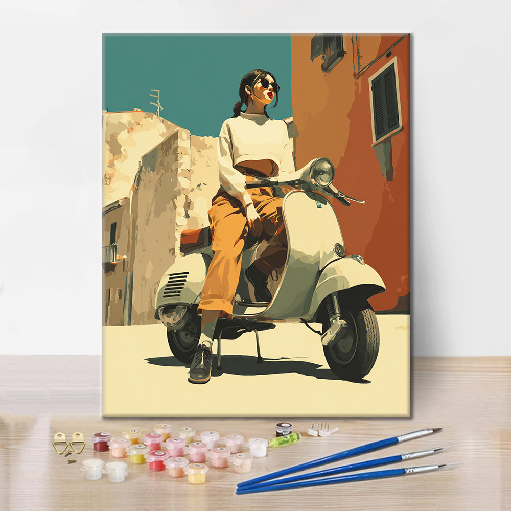 Scooter Girl - Dipingere con i Numeri