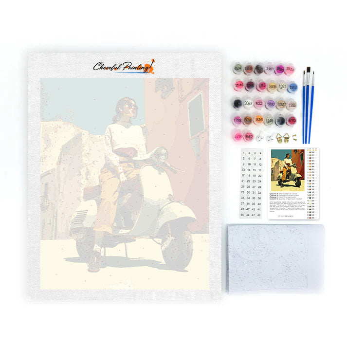 Scooter Girl - Dipingere con i Numeri