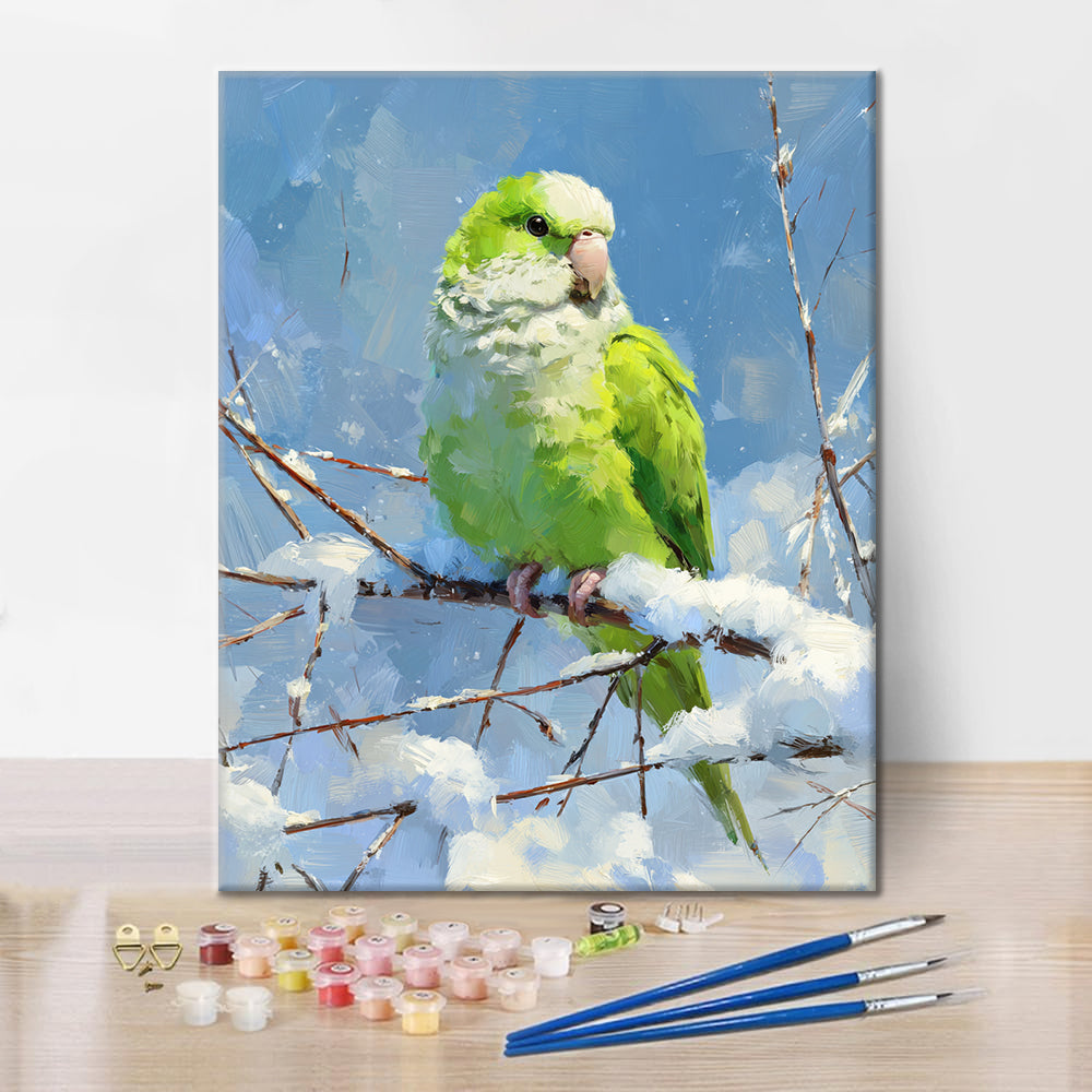 Il pappagallo - Dipingere con i Numeri