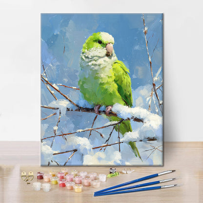 Il pappagallo - Dipingere con i Numeri