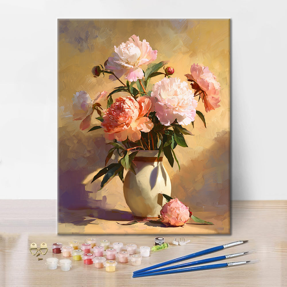 Le Peonie - Dipingere con i Numeri