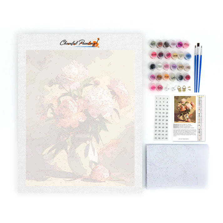 Le Peonie - Dipingere con i Numeri