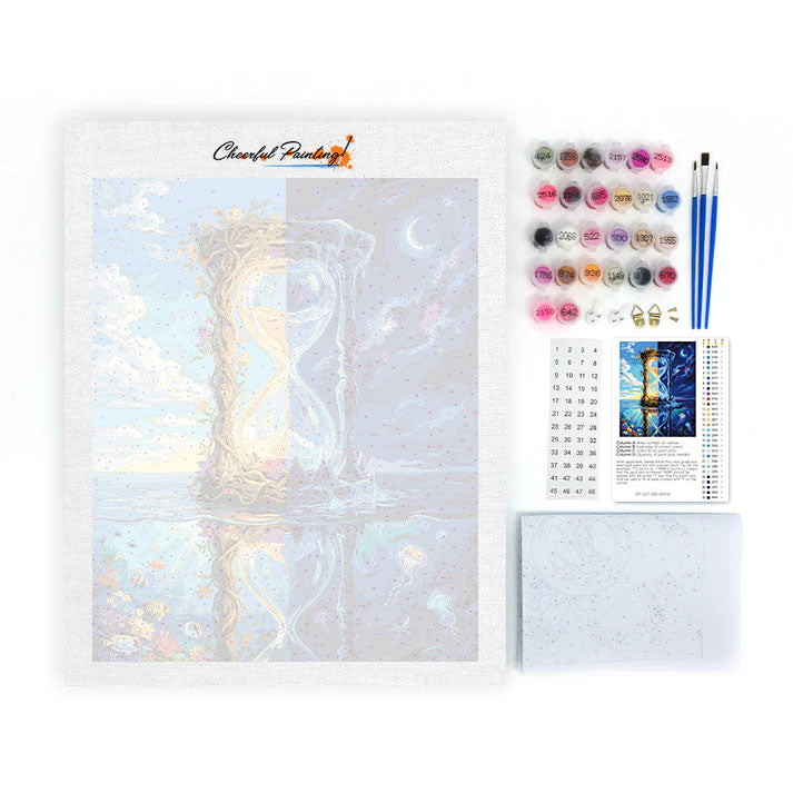 Clessidra del tempo - Dipingere con i Numeri