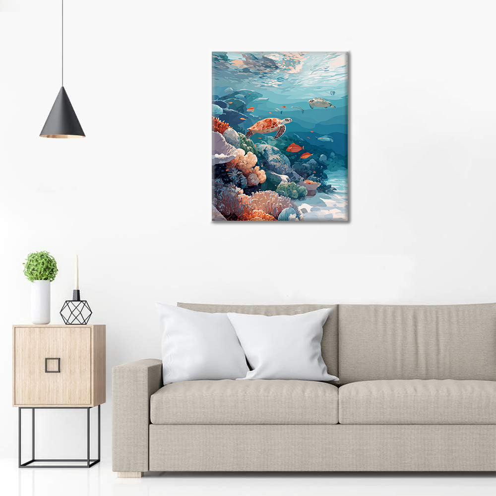 Mondo sottomarino - Dipingere con i Numeri