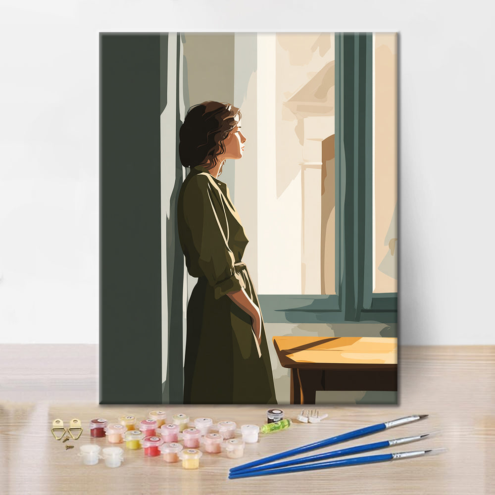 Figura della finestra - Dipingere con i Numeri