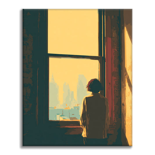 Vista dalla finestra - Dipingere con i Numeri