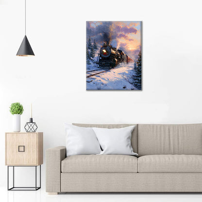 Winter Express - Dipingere con i Numeri