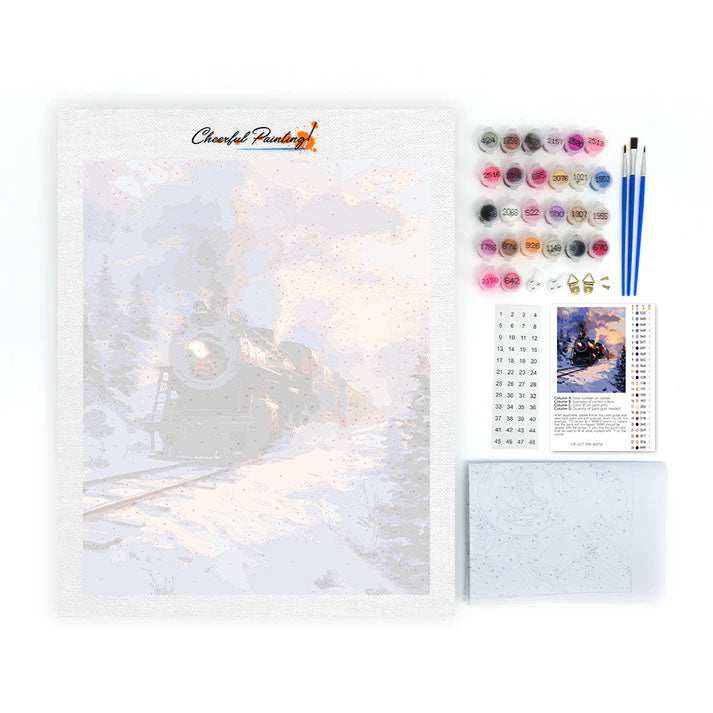 Winter Express - Dipingere con i Numeri