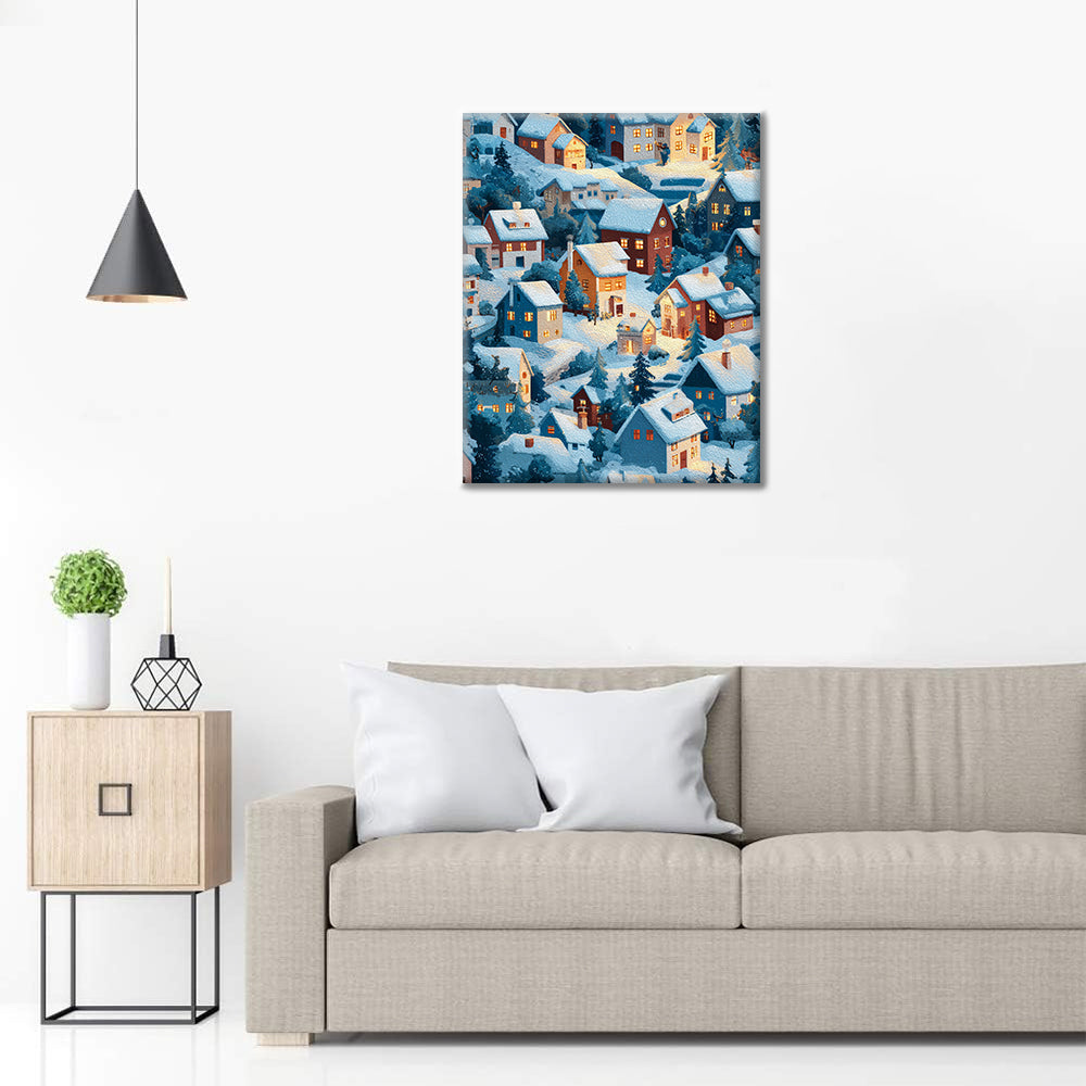 Bagliore invernale - Dipingere con i Numeri