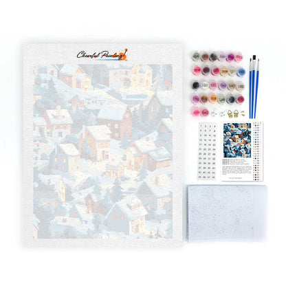 Bagliore invernale - Dipingere con i Numeri