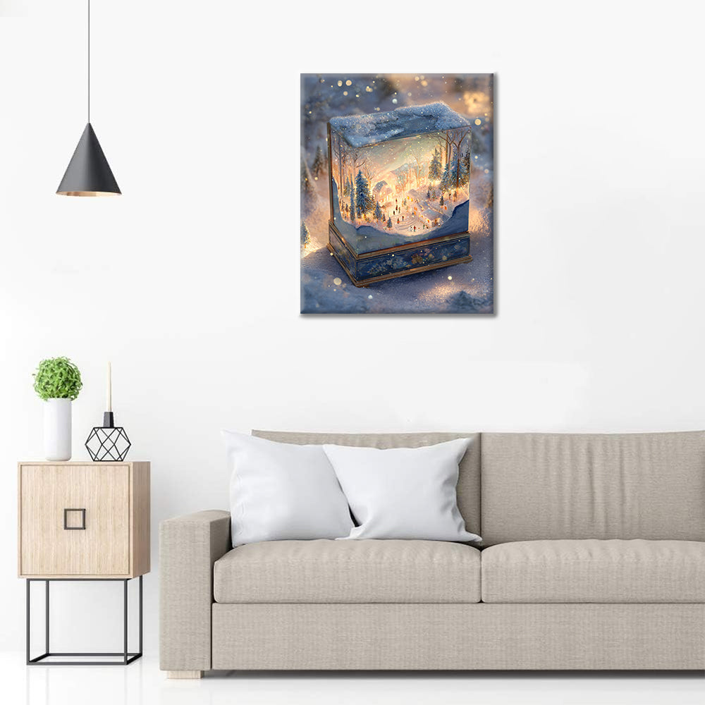 Ricordo invernale - Dipingere con i Numeri