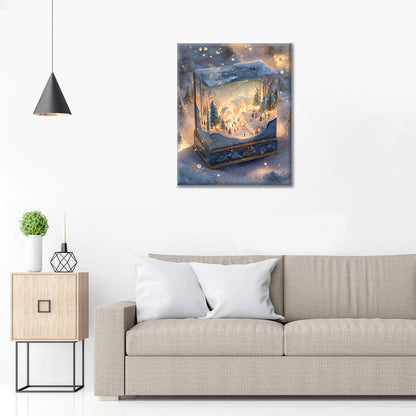 Ricordo invernale - Dipingere con i Numeri