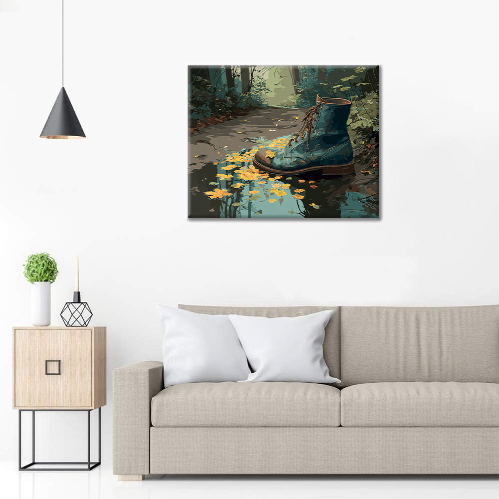 Stivale consumato - Dipingere con i Numeri