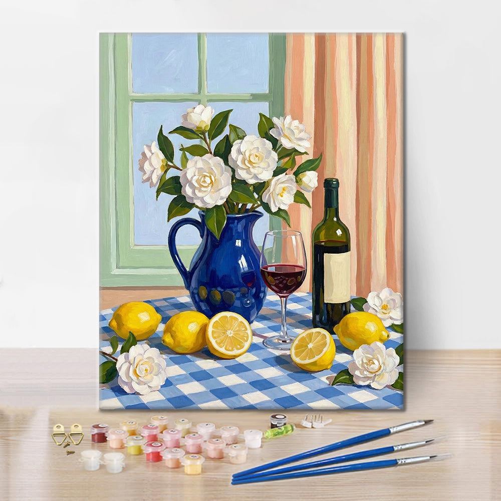 Un tavolo accogliente - Dipingere con i Numeri