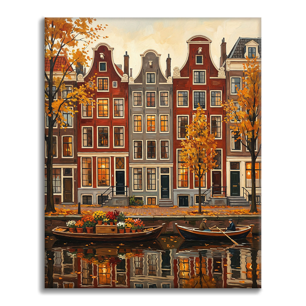 Viste di Amsterdam - Dipingere con i Numeri