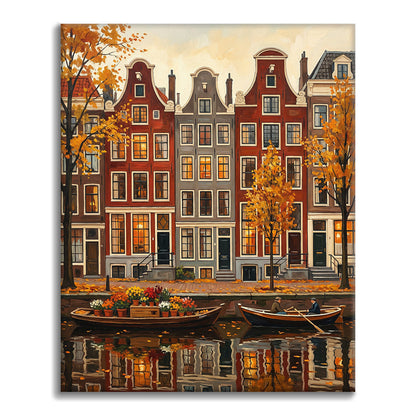 Viste di Amsterdam - Dipingere con i Numeri