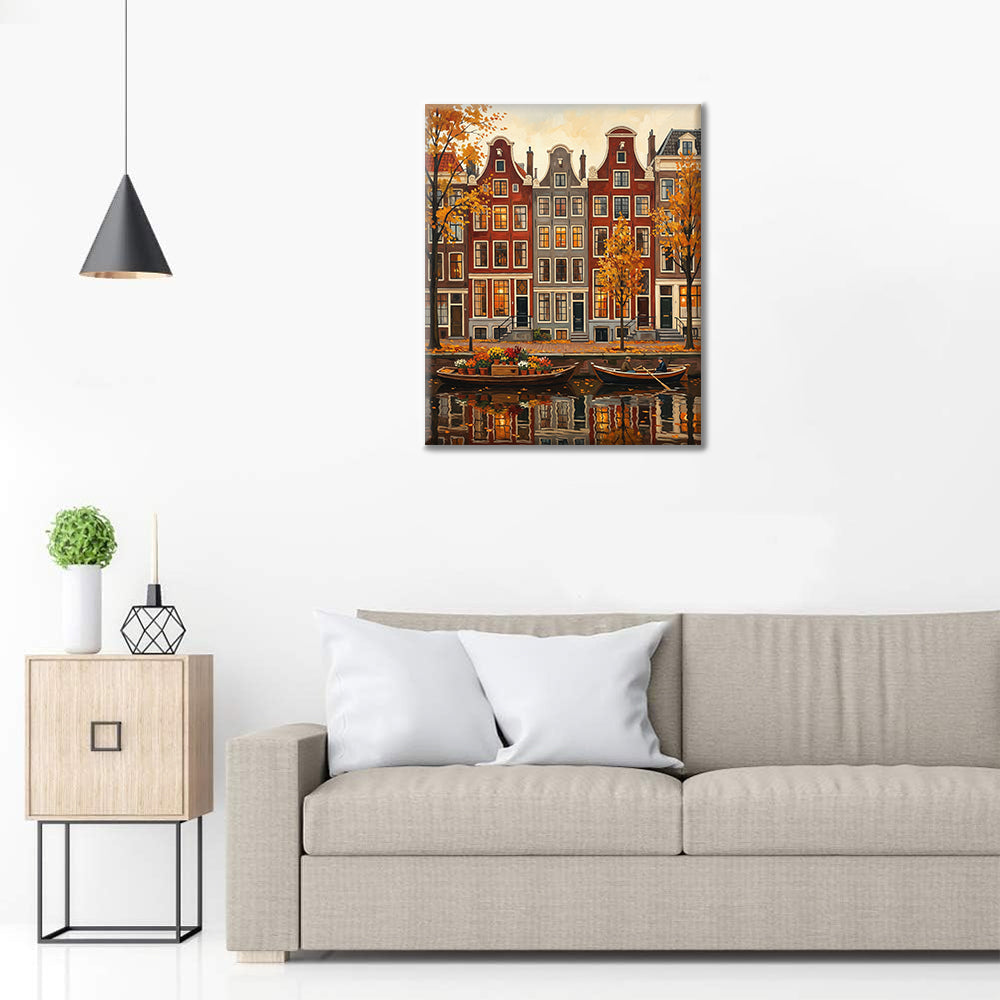Viste di Amsterdam - Dipingere con i Numeri