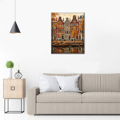 Viste di Amsterdam - Dipingere con i Numeri