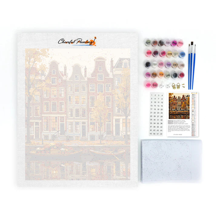 Viste di Amsterdam - Dipingere con i Numeri