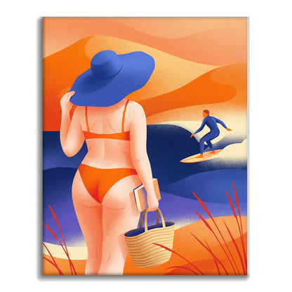 Beach Day Bliss - Dipingere con i Numeri