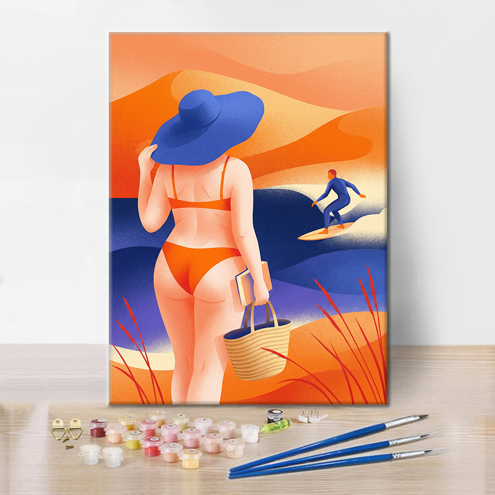 Beach Day Bliss - Dipingere con i Numeri