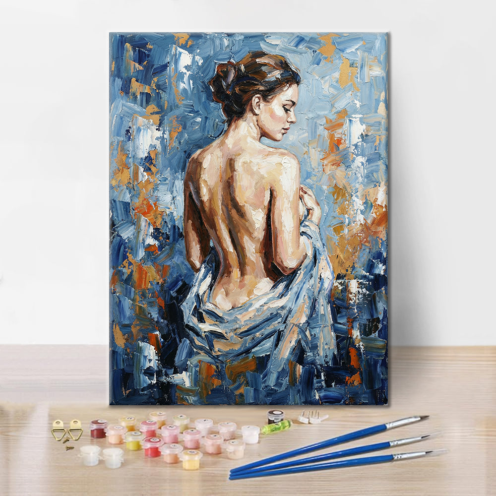 Silhouette blu - Dipingere con i Numeri