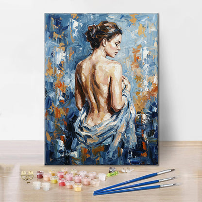 Silhouette blu - Dipingere con i Numeri