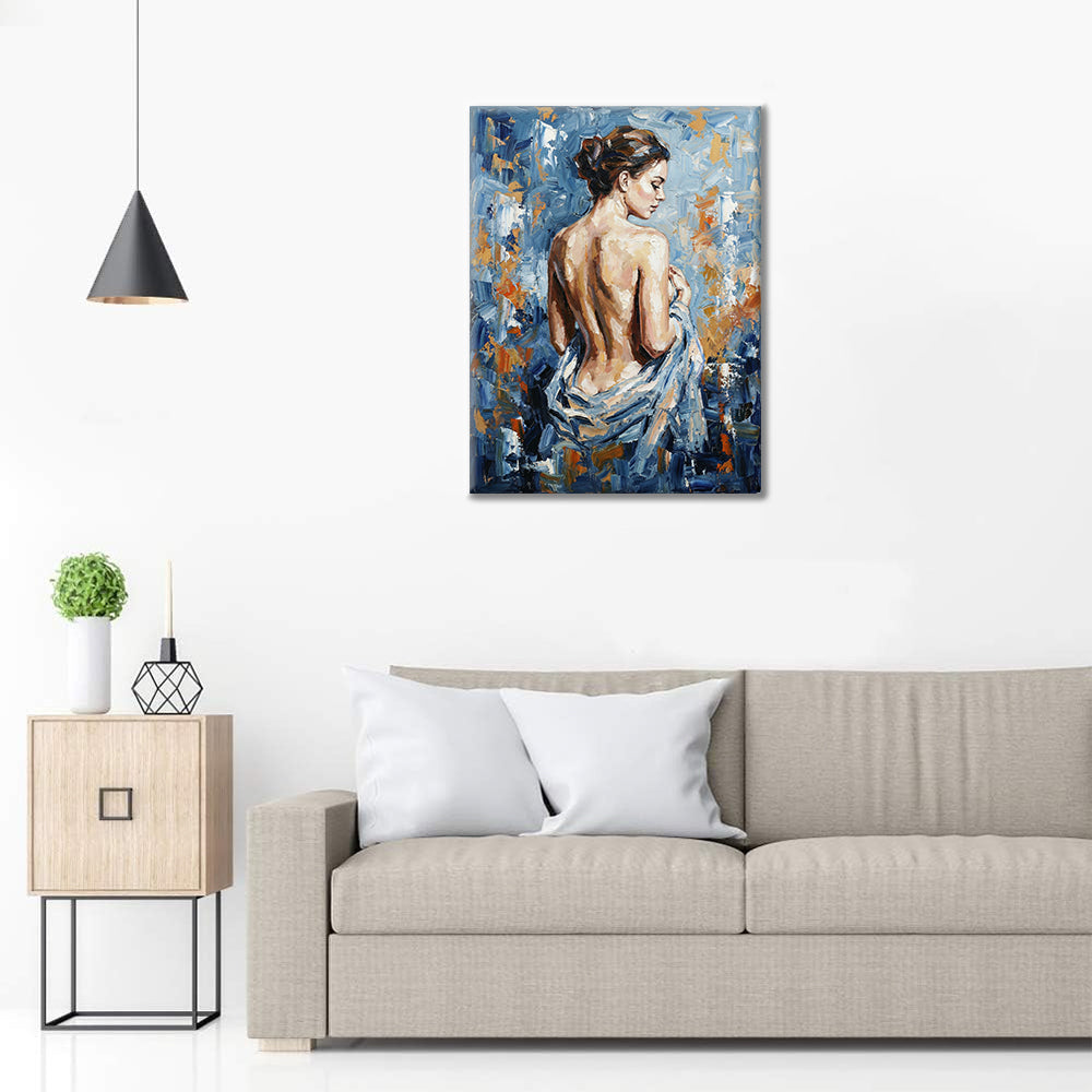 Silhouette blu - Dipingere con i Numeri