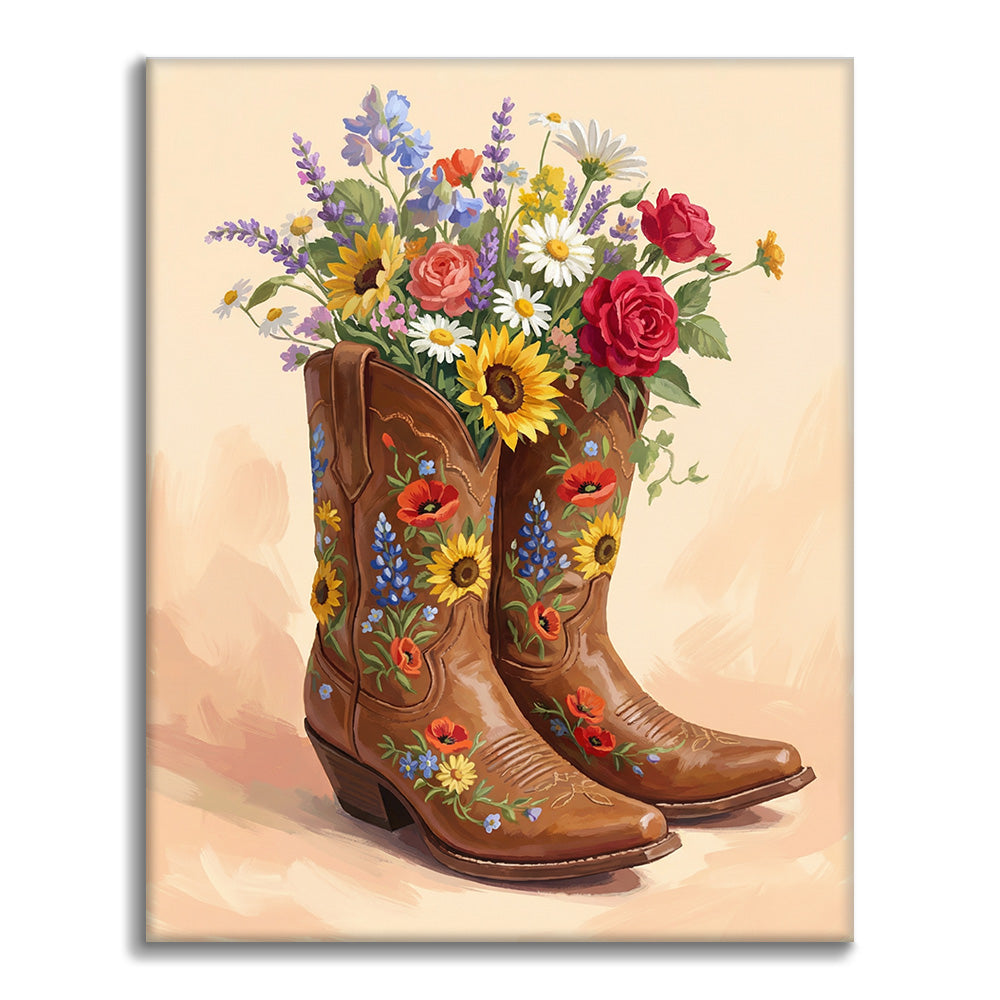 Bouquet di stivali - Dipingere con i Numeri