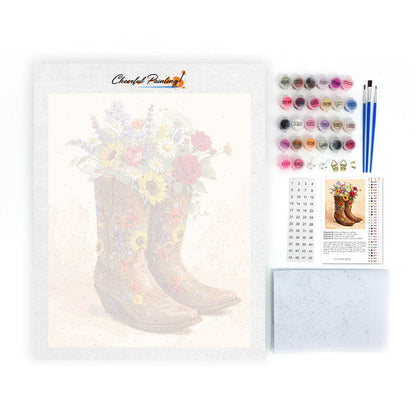 Bouquet di stivali - Dipingere con i Numeri
