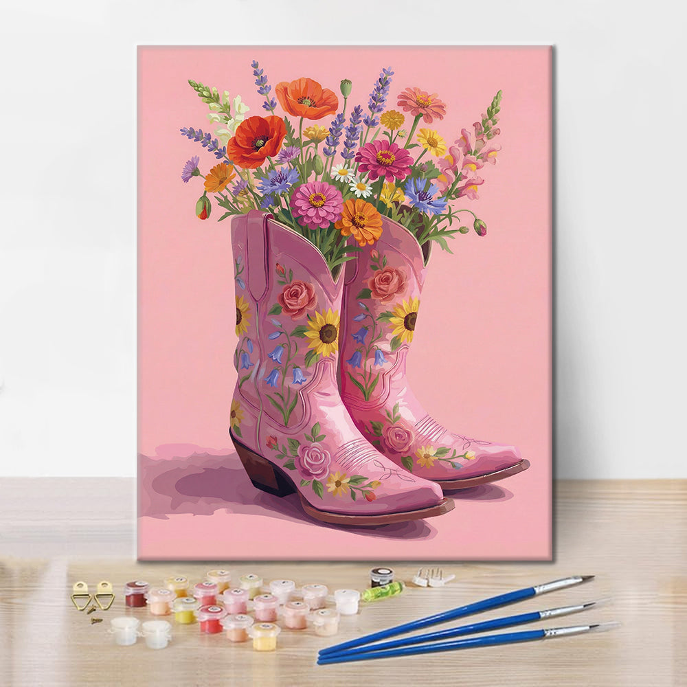Boots And Blooms - Dipingere con i Numeri