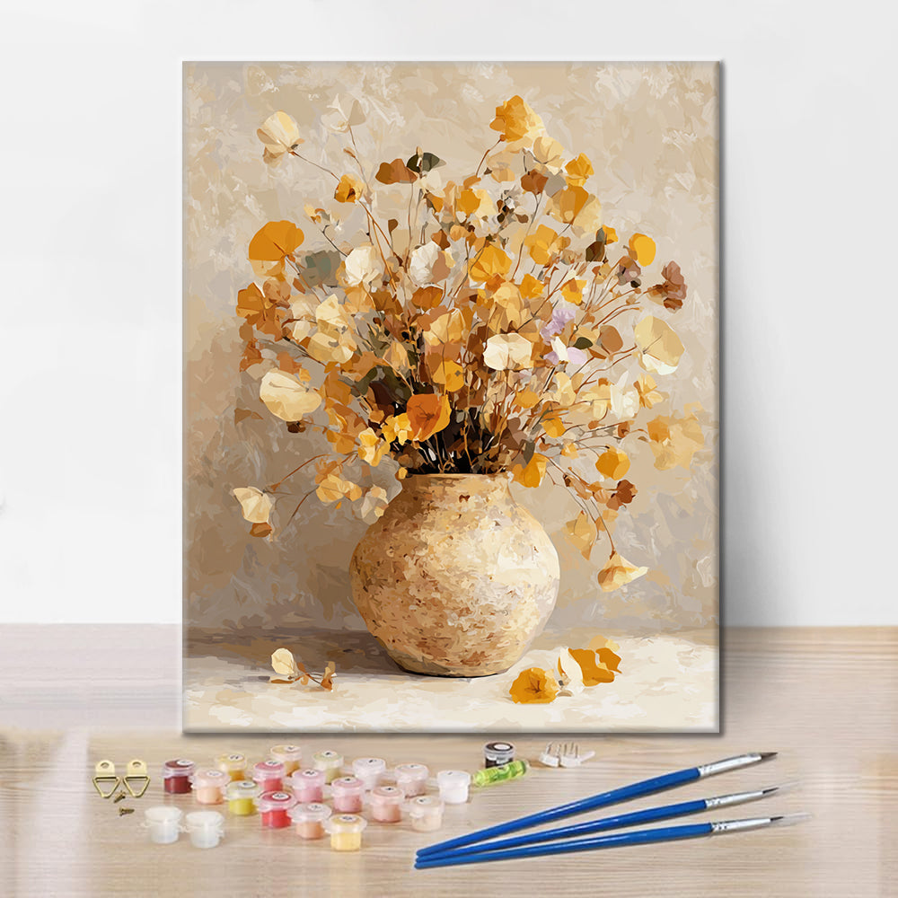 Fiori secchi - Dipingere con i Numeri