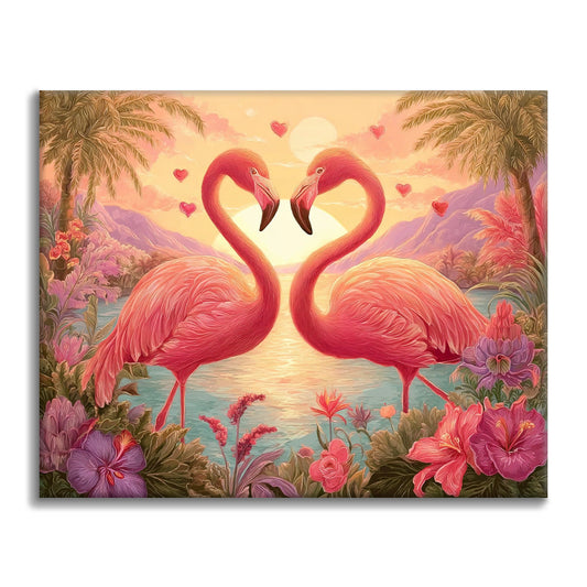 Flamingo Romance - Dipingere con i Numeri