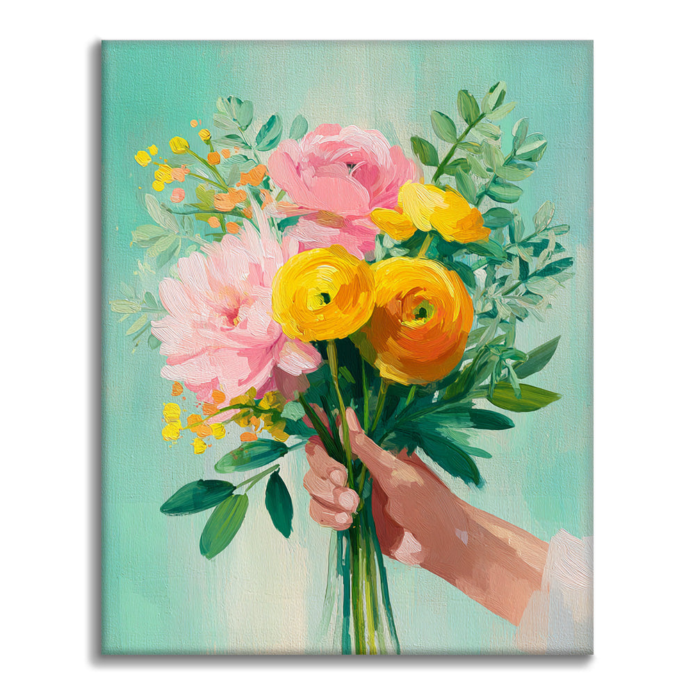 Regalo floreale - Dipingere con i Numeri