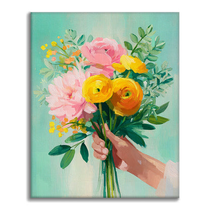 Regalo floreale - Dipingere con i Numeri
