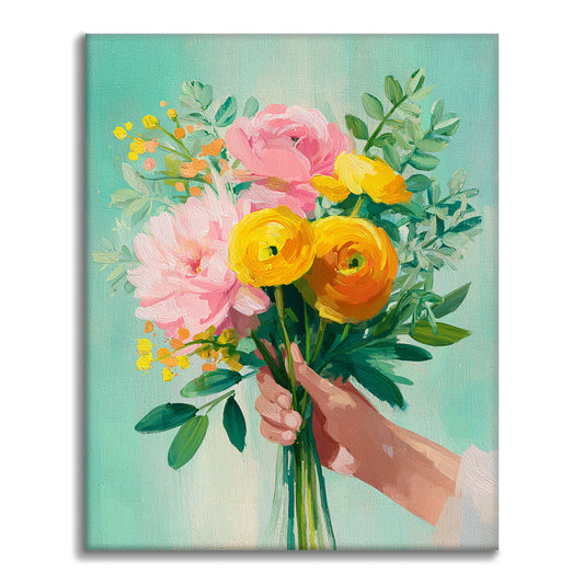 Regalo floreale - Dipingere con i Numeri