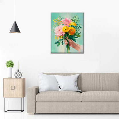 Regalo floreale - Dipingere con i Numeri