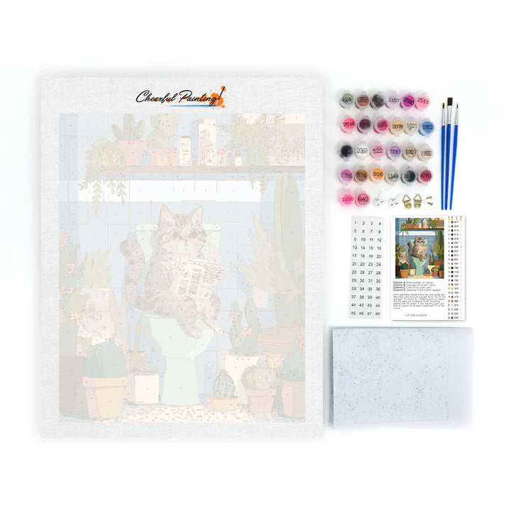 Kitty legge - Dipingere con i Numeri