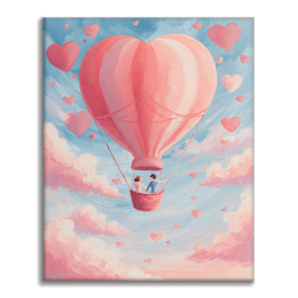 Amore nell'aria - Dipingere con i Numeri